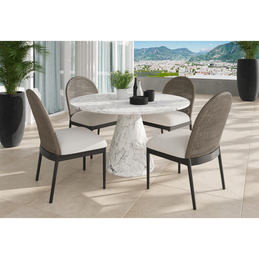 Calandri Dining Chair - Black - Louis Cream - Image 5