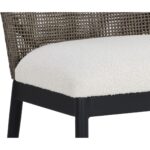 Calandri Dining Chair - Black - Louis Cream 111684 111684 CALANDRI DINING CHAIR BLACK LOUIS CREAM 6