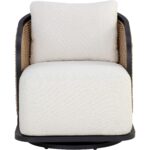 Bora Swivel Lounge Chair - Louis Cream 111685 111685 BORA SWIVEL LOUNGE CHAIR LOUIS CREAM 21