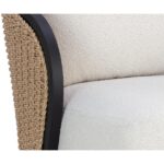 Bora Swivel Lounge Chair - Louis Cream 111685 111685 BORA SWIVEL LOUNGE CHAIR LOUIS CREAM 26