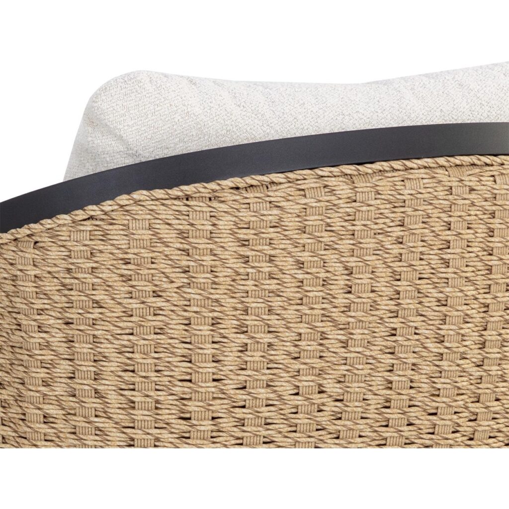 Bora Swivel Lounge Chair - Louis Cream - Image 13