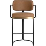 Jalen Barstool - Milliken Cognac 111701 111701 JALEN BARSTOOL MILLIKEN COGNAC 21