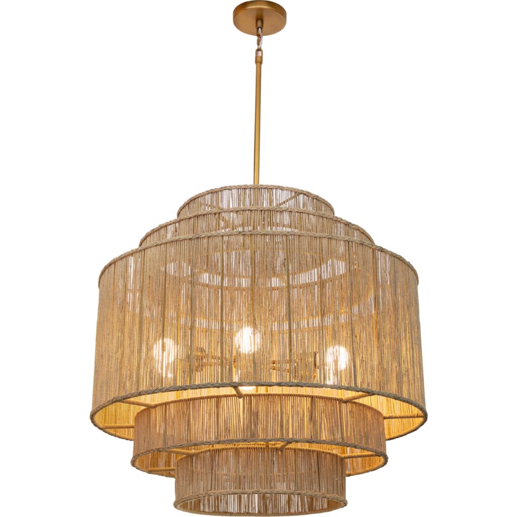 Alyssa Chandelier - Natural Jute - Image 2