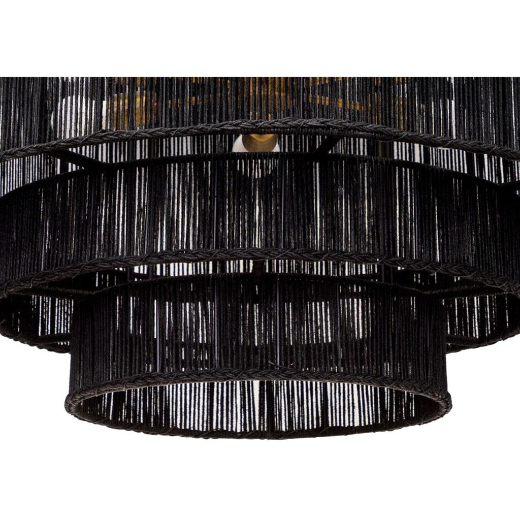 Alyssa Chandelier - Black Jute - Image 4