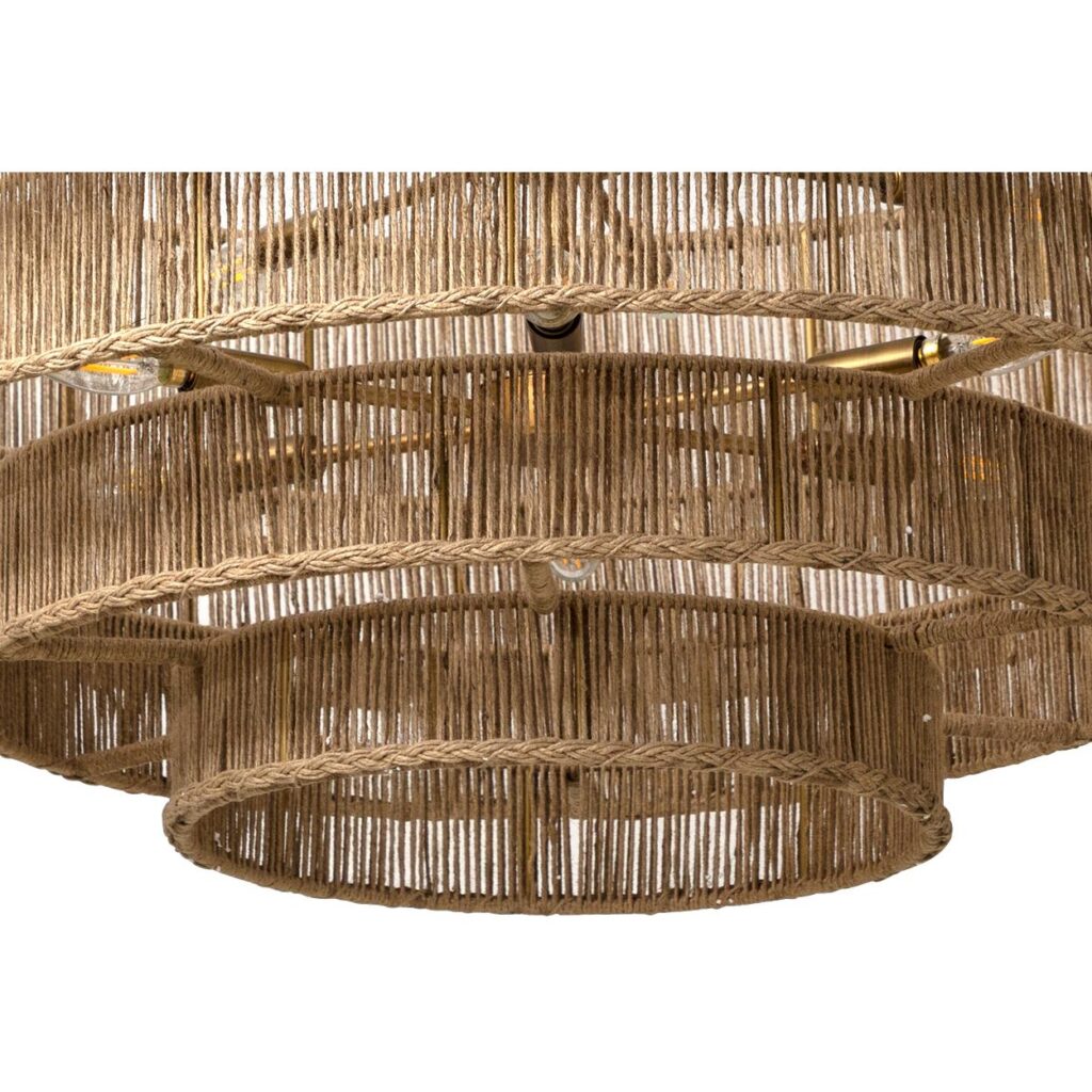 Lumina Chandelier - Natural Jute - Image 3