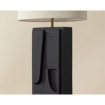 Dirsan Table Lamp - Black 111719 111719 DIRSAN TABLE LAMP TAUPE BLACK 6