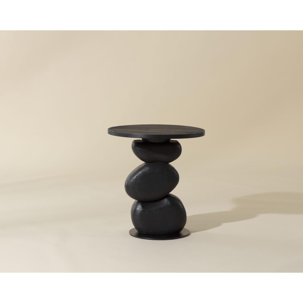 Paplo End Table - Black - Image 2