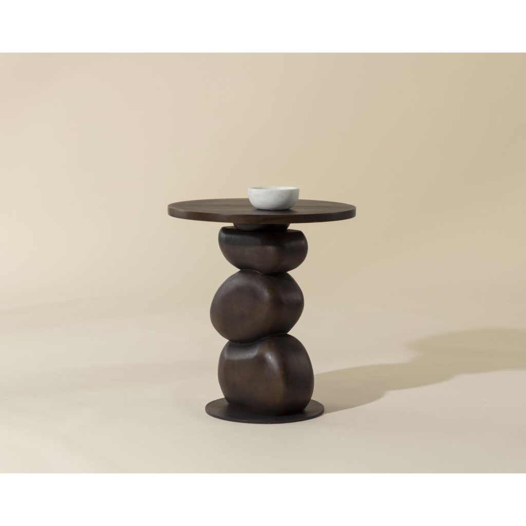 Paplo End Table - Medium Brown