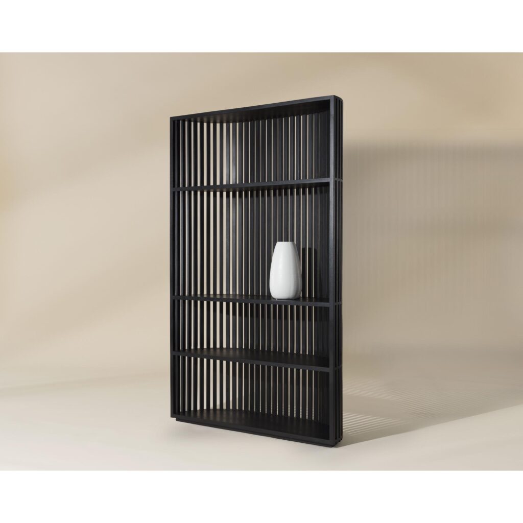 Tessa Bookcase - Black - Image 2