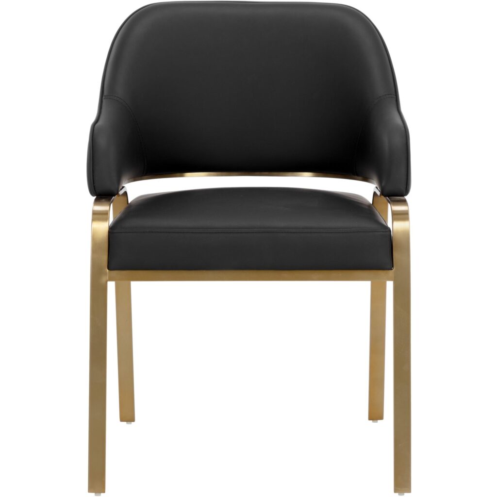 Malachi Dining Armchair - Cantina Black - Image 2