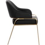 Malachi Dining Armchair - Cantina Black 111750 111750 MALACHI DINING ARMCHAIR CANTINA BLACK 2