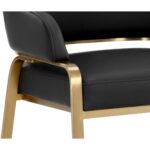 Malachi Dining Armchair - Cantina Black 111750 111750 MALACHI DINING ARMCHAIR CANTINA BLACK 6