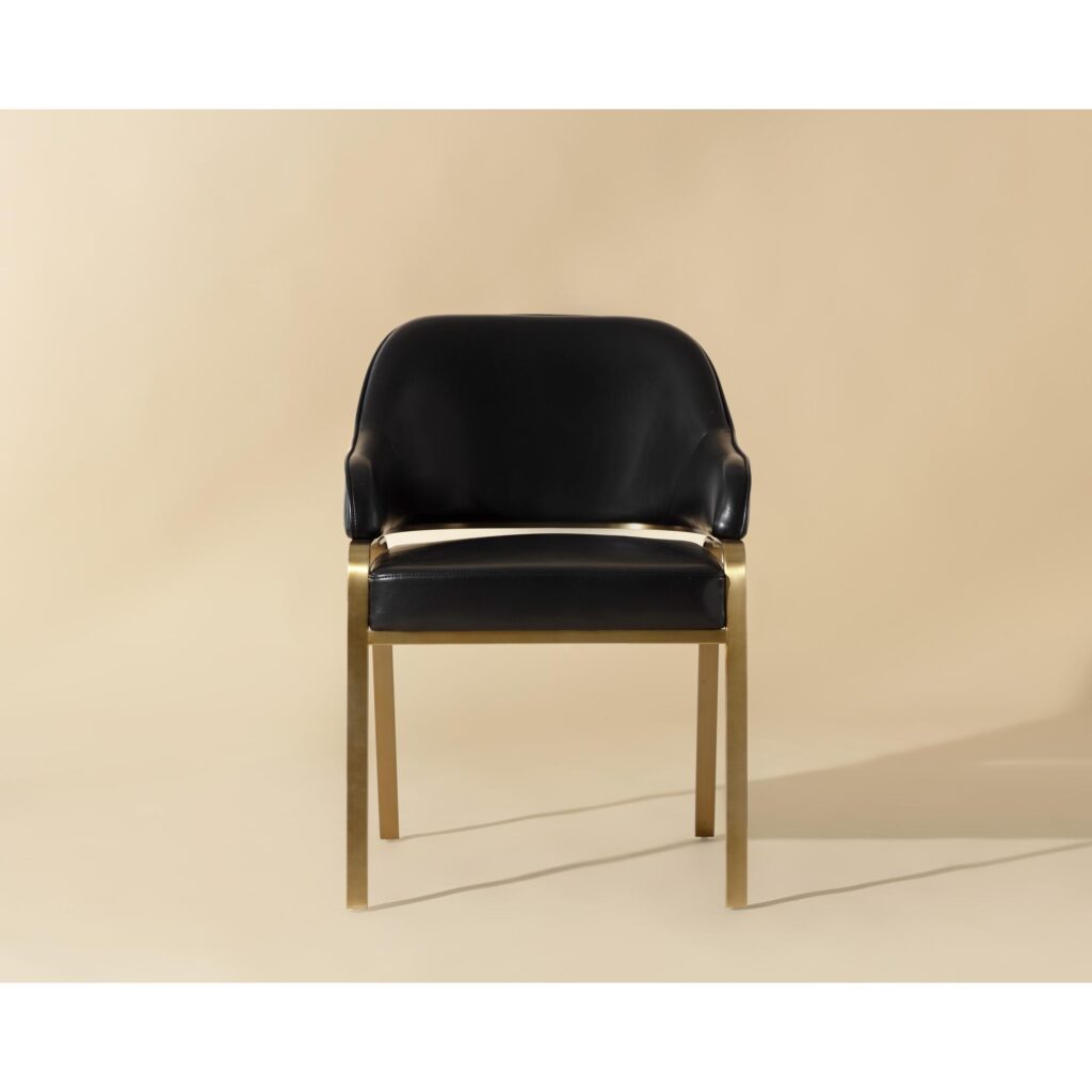 Malachi Dining Armchair - Cantina Black - Image 10