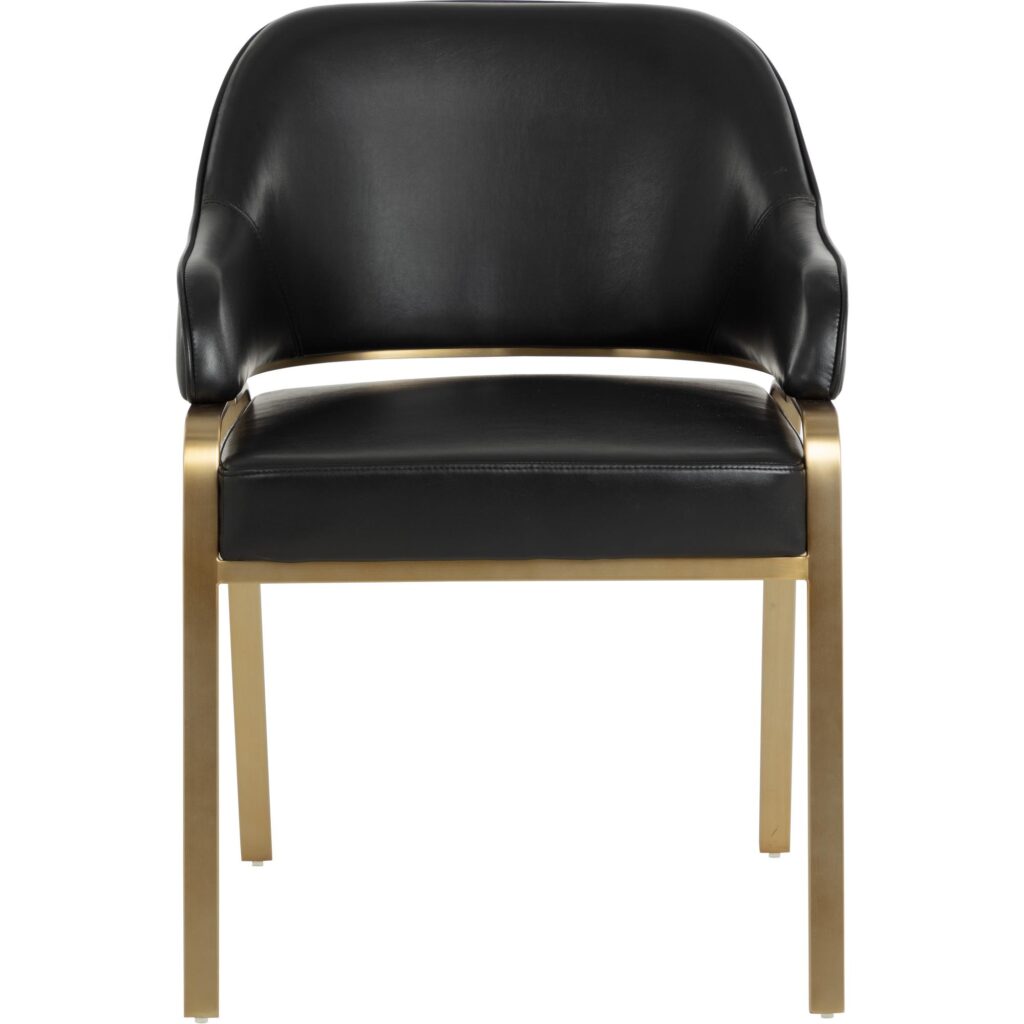 Malachi Dining Armchair - Cantina Black - Image 15