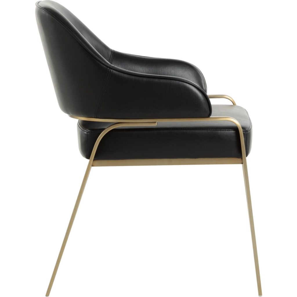 Malachi Dining Armchair - Cantina Black - Image 16