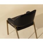 Malachi Dining Armchair - Cantina Black 111750 111750 MALACHI DINING ARMCHAIR MILLIKEN BLACK 6