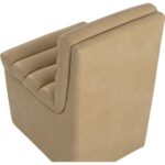 Norm Wheeled Dining Chair - Copley Latte 111765 111765NORM WHEELED DINING CHAIR COPLEY LATTE 26