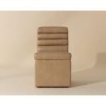 Norm Wheeled Dining Chair - Copley Latte 111765 111765 NORM WHEELED DINING CHAIR COPLEY LATTE 1