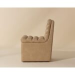 Norm Wheeled Dining Chair - Copley Latte 111765 111765 NORM WHEELED DINING CHAIR COPLEY LATTE 2