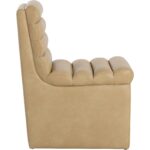 Norm Wheeled Dining Chair - Copley Latte 111765 111765 NORM WHEELED DINING CHAIR COPLEY LATTE 22