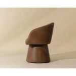 Etta Swivel Dining Armchair - Copley Cognac 111766 111766 ETTA SWIVEL DINING ARMCHAIR COPLEY COGNAC 2