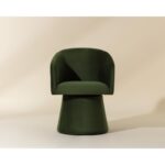 Etta Swivel Dining Armchair - Moss Green 111767 111767 ETTA SWIVEL DINING ARMCHAIR MOSS GREEN 1