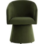Etta Swivel Dining Armchair - Moss Green 111767 111767 ETTA SWIVEL DINING ARMCHAIR MOSS GREEN 21