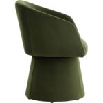 Etta Swivel Dining Armchair - Moss Green 111767 111767 ETTA SWIVEL DINING ARMCHAIR MOSS GREEN 22