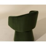 Etta Swivel Dining Armchair - Moss Green 111767 111767 ETTA SWIVEL DINING ARMCHAIR MOSS GREEN 6