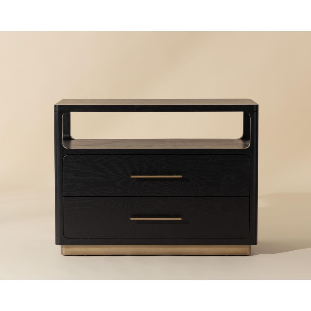 Danette Nightstand - Black - Image 2