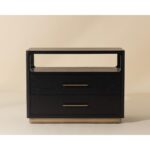 Danette Nightstand - Black 111772 111772 DANETTE NIGHTSTAND BLACK 1