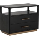 Danette Nightstand - Black 111772 111772 DANETTE NIGHTSTAND BLACK 21