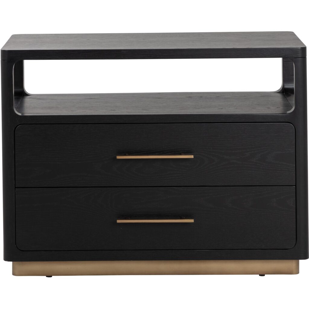 Danette Nightstand - Black - Image 8