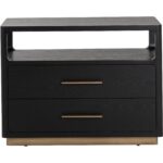 Danette Nightstand - Black 111772 111772 DANETTE NIGHTSTAND BLACK 23