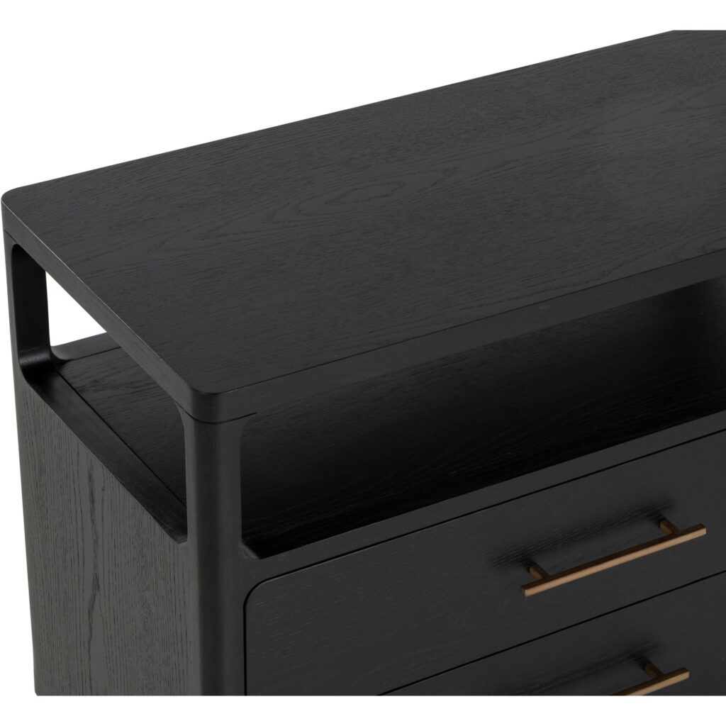 Danette Nightstand - Black - Image 9