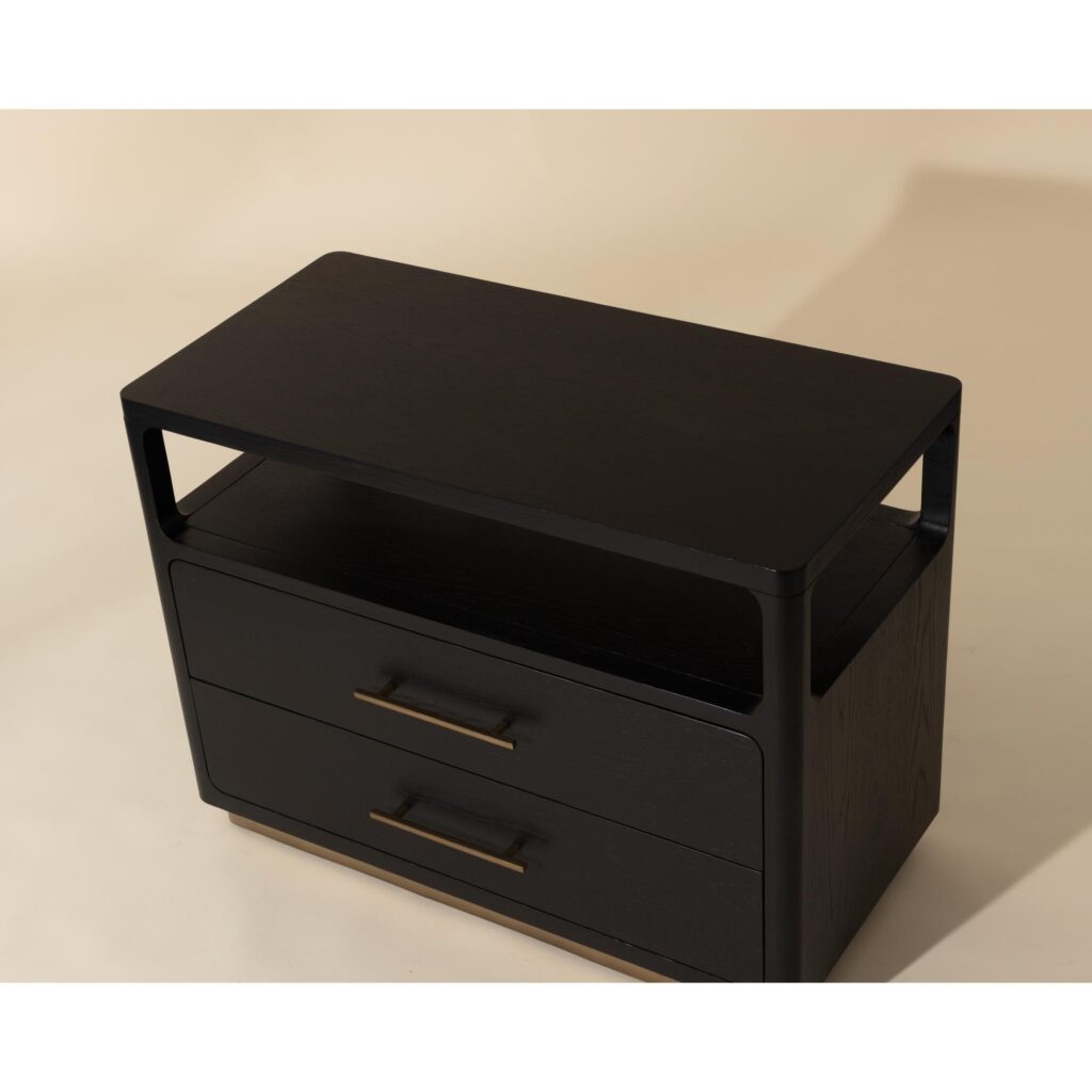 Danette Nightstand - Black - Image 4