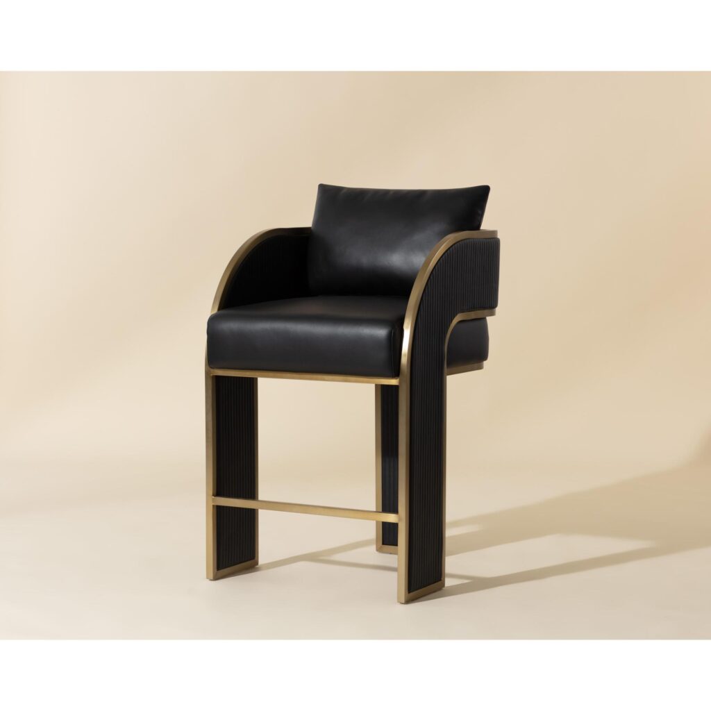 Baz Counter Stool - Napa Black