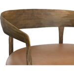 Zanatta Barstool - Tan Leather 111798 111798 ZANATTA BARSTOOL TAN LEATHER 7