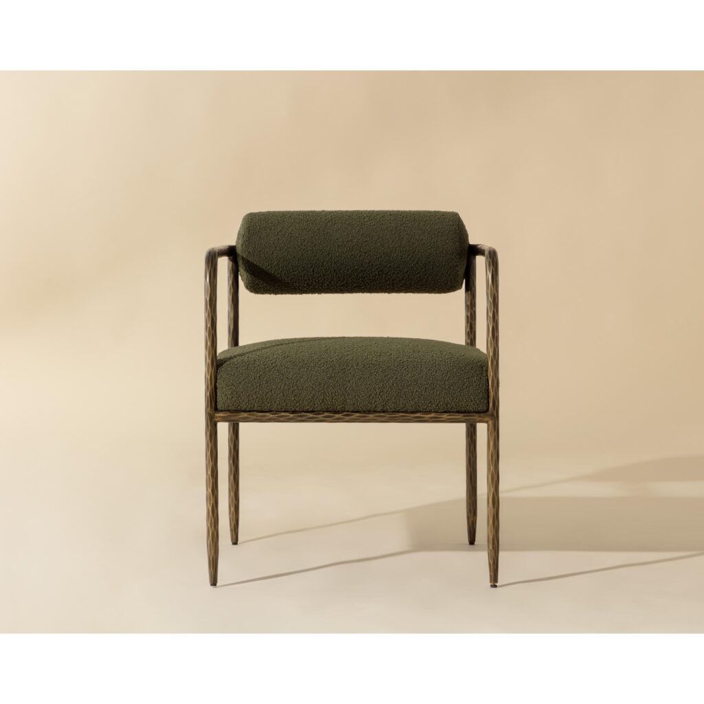 Ajani Dining Armchair - Copenhagen Olive - Image 2