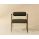 Ajani Dining Armchair - Copenhagen Olive 111806 111806 AJANI DINING ARMCHAIR COPENHAGEN OLIVE 1