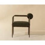 Ajani Dining Armchair - Copenhagen Olive 111806 111806 AJANI DINING ARMCHAIR COPENHAGEN OLIVE 2