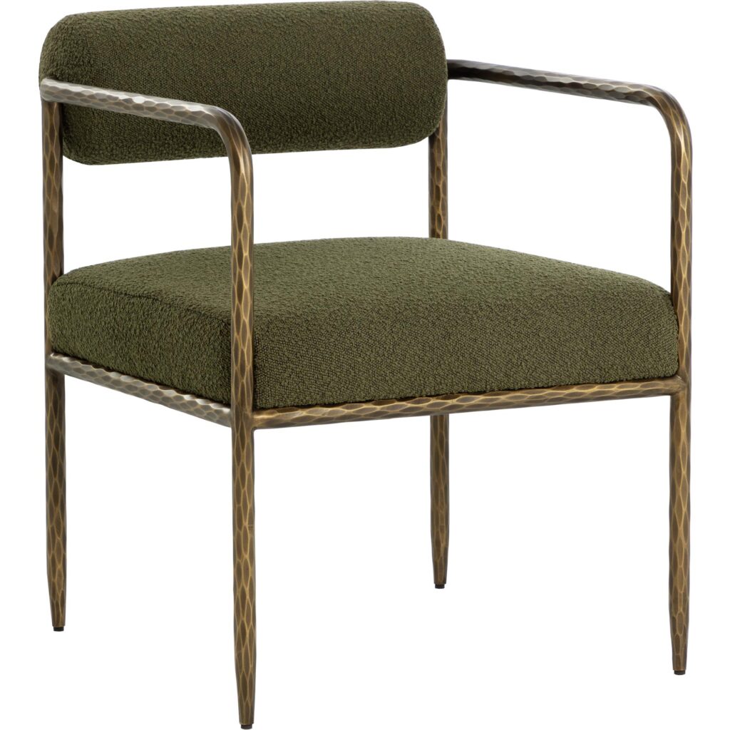 Ajani Dining Armchair - Copenhagen Olive - Image 6