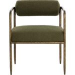 Ajani Dining Armchair - Copenhagen Olive 111806 111806 AJANI DINING ARMCHAIR COPENHAGEN OLIVE 21