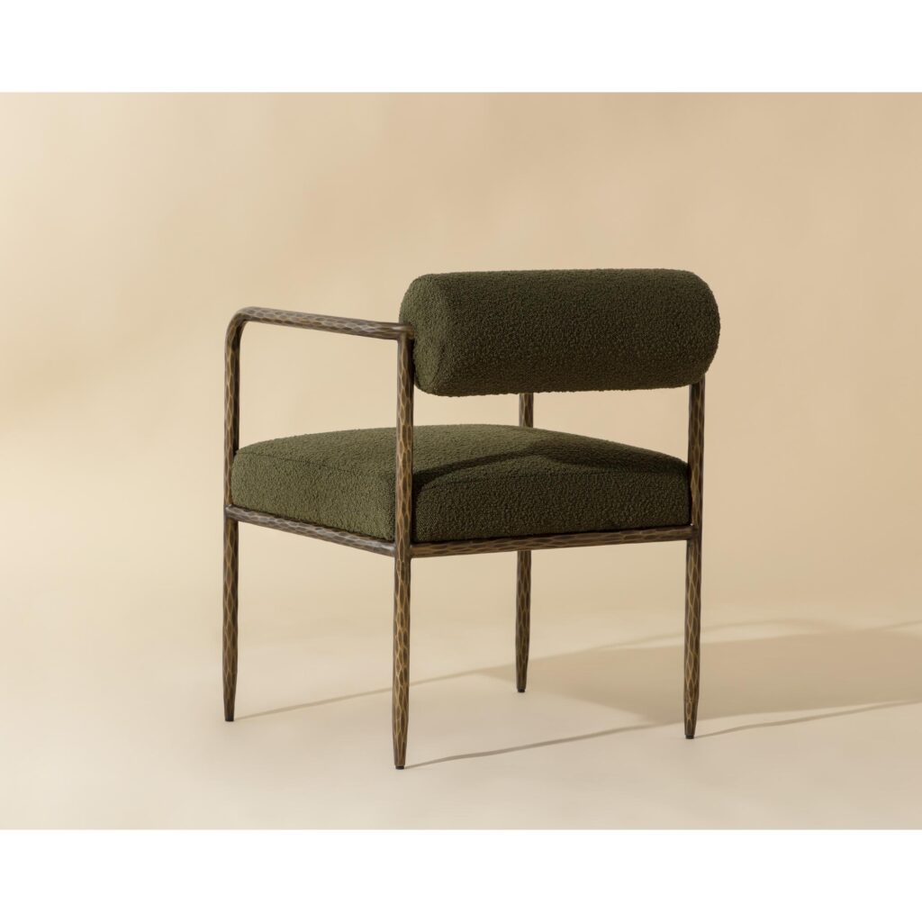 Ajani Dining Armchair - Copenhagen Olive - Image 4
