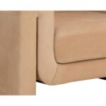 Romer Armchair - Distressed Brown - Nubuck Tan Leather 111815 111815 ROMER ARMCHAIR DISTRESSED BROWN NUBUCK TAN LEATHER 6