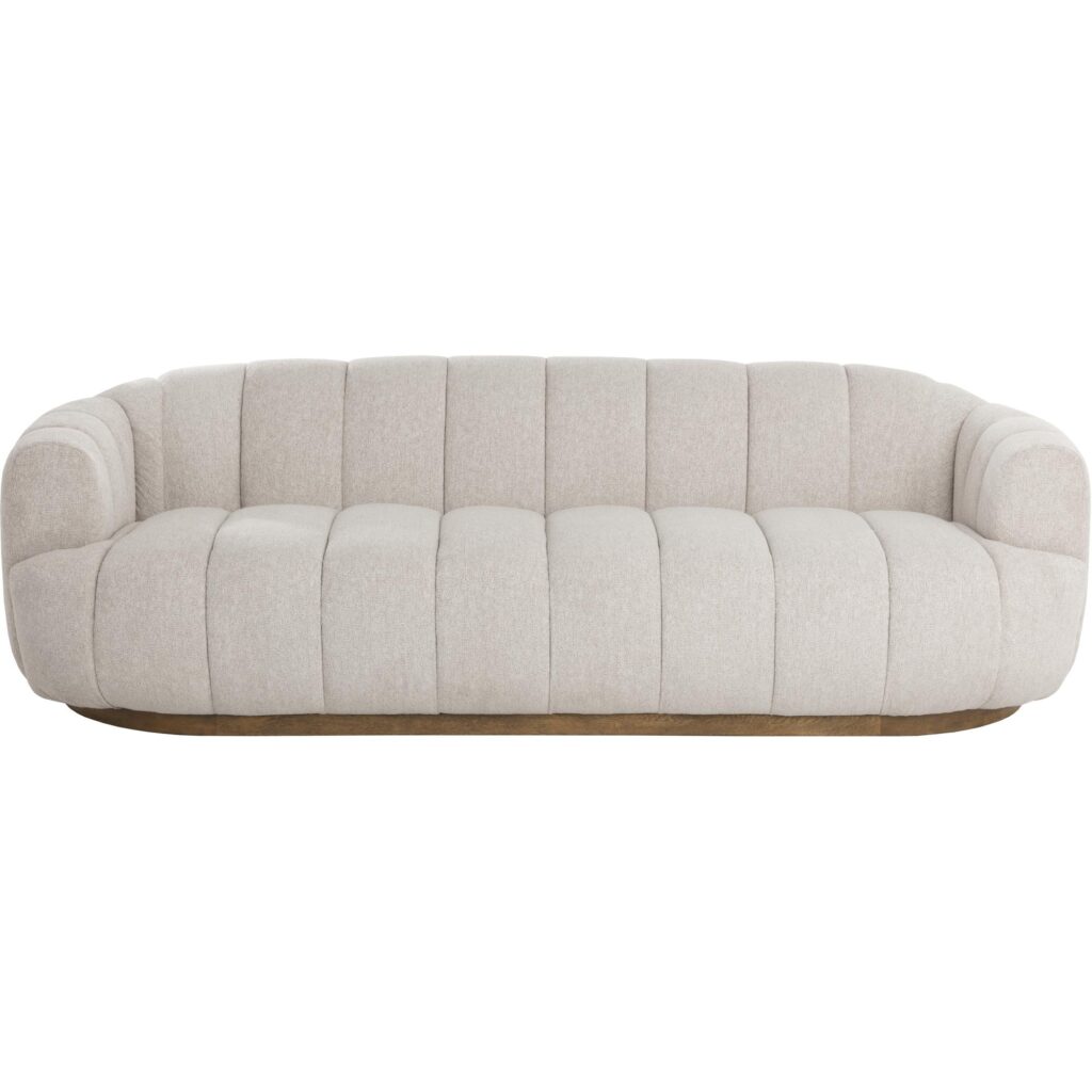Tadeo Sofa - Warm Brown - Dove Cream - Image 2