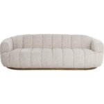 Tadeo Sofa - Warm Brown - Dove Cream 111828 111828 TADEO SOFA WARM BROWN DOVE CREAM 1