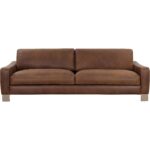 Rafael Sofa - Lucia Tobacco Leather 111846 111846 RAFAEL SOFA LUCIA TOBACCO LEATHER 1