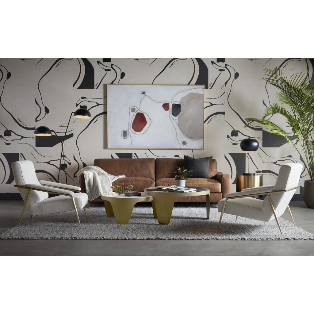 Rafael Sofa - Lucia Tobacco Leather - Image 3