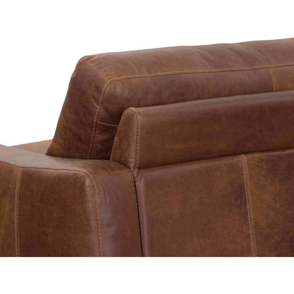 Rafael Sofa - Lucia Tobacco Leather - Image 8